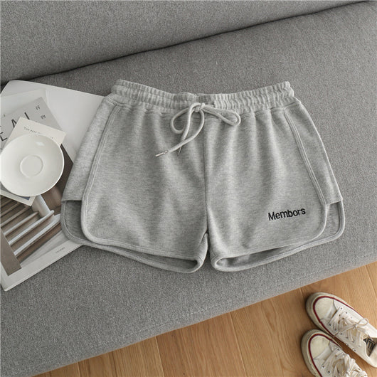 Shorts Deportivos Anchos con Bordado para Mujer - Pantalones Sueltos Casuales para Yoga y Running - Image 7