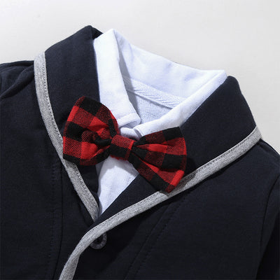 Enterizo Elegante para Caballero con Moño - Conjunto de Tres Piezas - Image 7
