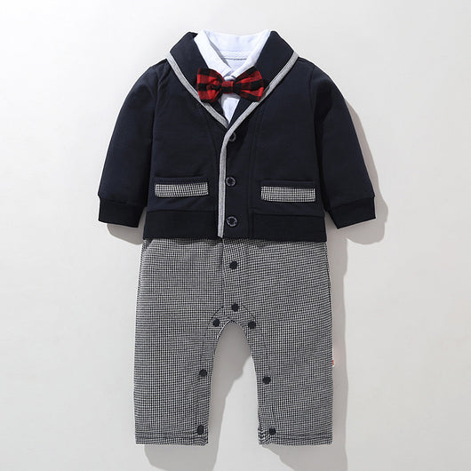 Enterizo Elegante para Caballero con Moño - Conjunto de Tres Piezas - Image 8