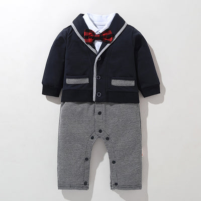 Enterizo Elegante para Caballero con Moño - Conjunto de Tres Piezas - Image 2