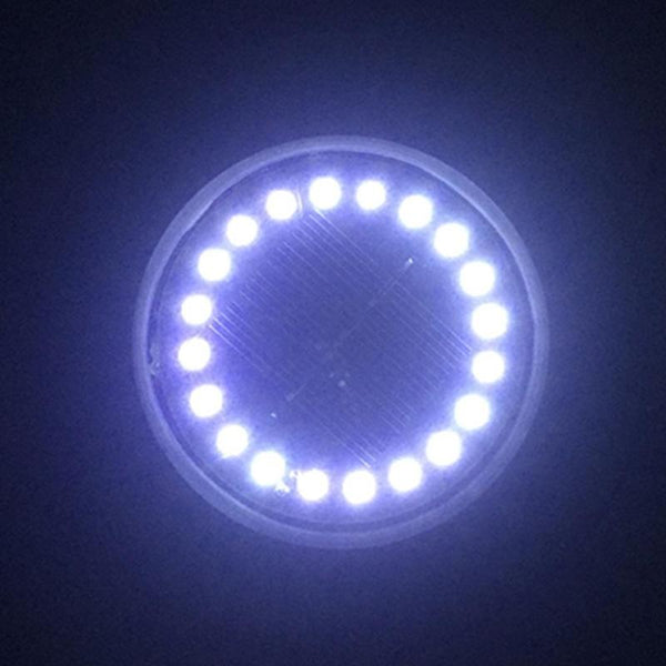 Lámparas Solares Enterradas 20 LED - Iluminación Exterior Automática