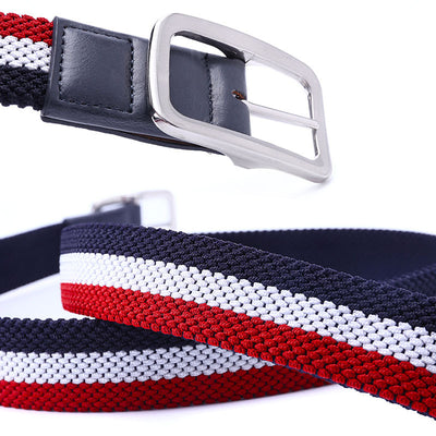 Cinturón Elástico Tejido para Hombre con Hebilla Japonesa - Image 10