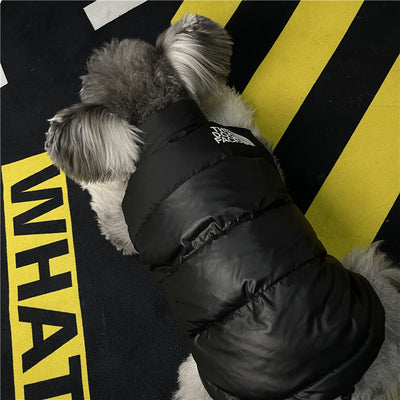 Chaleco Acolchado Grueso para Perros - Abrigo sin Mangas Negro - Image 5