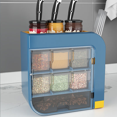 Organizador Mural Multifuncional para Cocina - Soporte de Cuchillos, Especias y Utensilios - Image 9