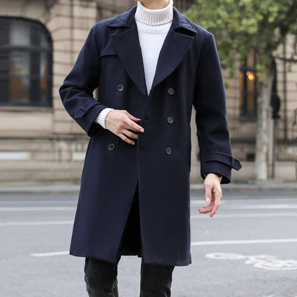 Abrigo Largo de Lana para Hombre - Colección Otoño Invierno