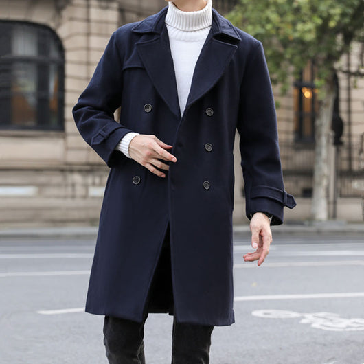Abrigo Largo de Lana para Hombre - Colección Otoño Invierno