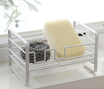Organizador de Cocina Multifuncional con Escurridor y Soporte para Esponjas