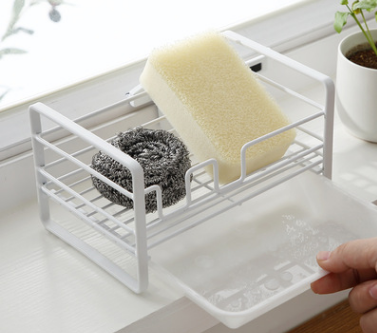 Organizador de Cocina Multifuncional con Escurridor y Soporte para Esponjas - Image 5