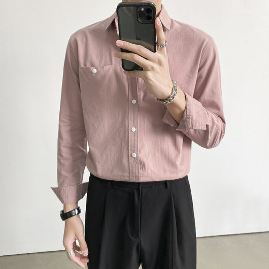 Camisa Casual de Manga Larga Estilo Maduro para Hombre - Elegancia y Confort - Image 12
