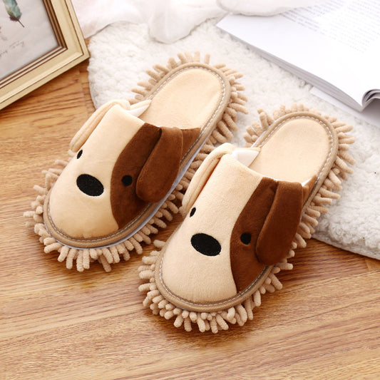 Pantuflas Silenciosas con Diseño Infantil y Suela Limpiadora Extraíble - Image 2