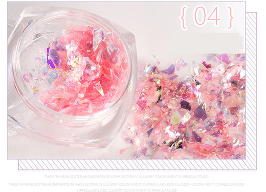 Stickers de Uñas con Papel Nácar Japonés - Botellas de 5g - Image 3