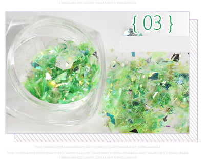 Stickers de Uñas con Papel Nácar Japonés - Botellas de 5g - Image 5