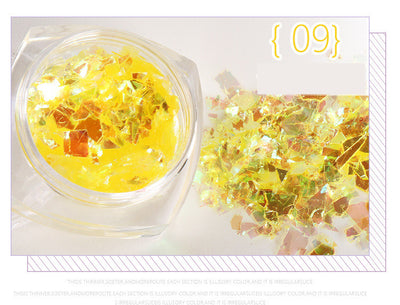Stickers de Uñas con Papel Nácar Japonés - Botellas de 5g - Image 6
