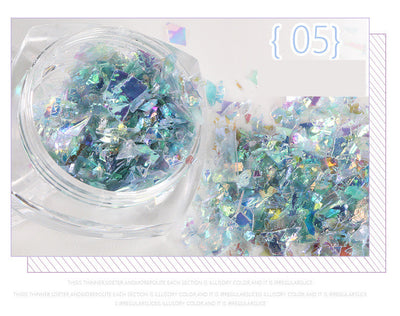 Stickers de Uñas con Papel Nácar Japonés - Botellas de 5g - Image 8