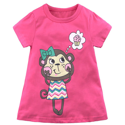Conjunto de Tres Piezas para Niña Verano - Shorts y Manga Corta - Image 2