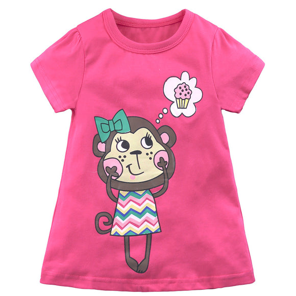 Conjunto de Tres Piezas para Niña Verano - Shorts y Manga Corta