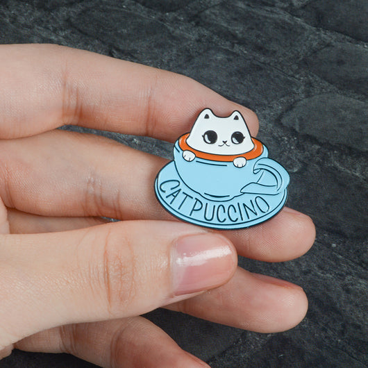 Broche de Gato Kawaii con Gotita de Aceite - Accesorio Adorable para Amantes de Gatos - Image 6