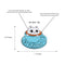 Broche de Gato Kawaii con Gotita de Aceite - Accesorio Adorable para Amantes de Gatos
