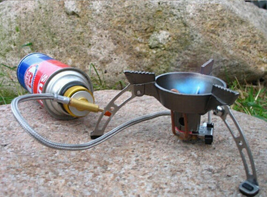 Estufa de Camping Portátil Resistente al Viento con Quemador Plano - Image 12