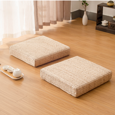 Cojín Futon Tatami Tejido Natural para Yoga y Descanso - Image 14