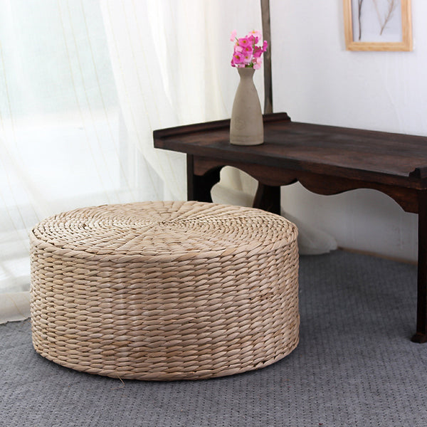 Cojín Futon Tatami Tejido Natural para Yoga y Descanso