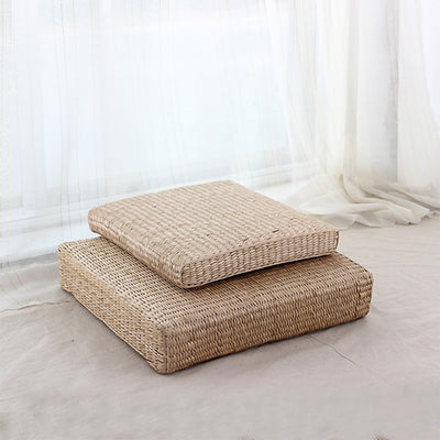 Cojín Futon Tatami Tejido Natural para Yoga y Descanso - Image 3
