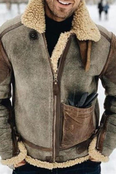 Abrigo de Invierno para Hombre con Relleno de Lana de Cordero - Image 7