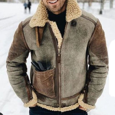 Abrigo de Invierno para Hombre con Relleno de Lana de Cordero - Image 10