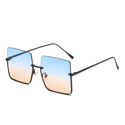 Gafas de Sol Semimontadura Diseño Cuadrado Metal Multicolor - Image 12
