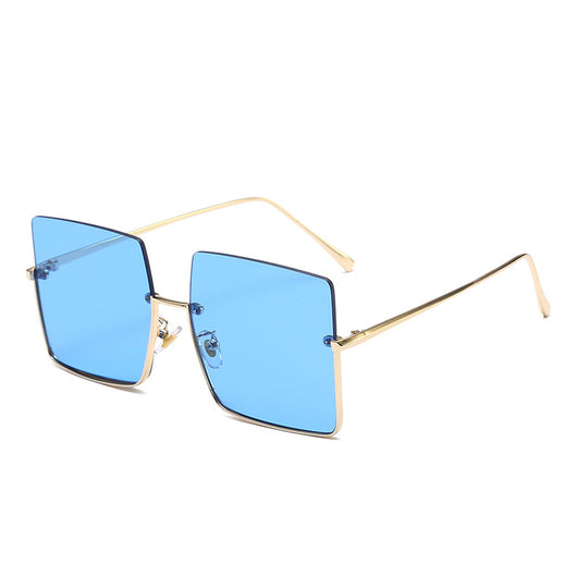 Gafas de Sol Semimontadura Diseño Cuadrado Metal Multicolor