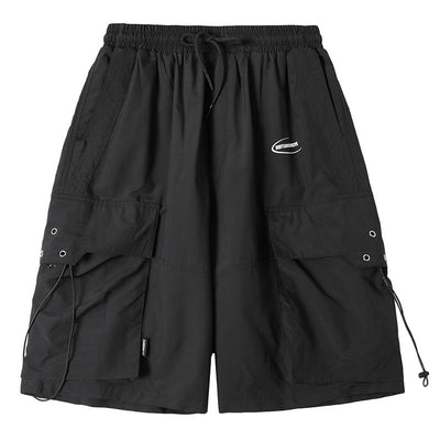 Pantalones Cortos Cargo Holgados de Cinco Bolsillos para Hombre - Image 14