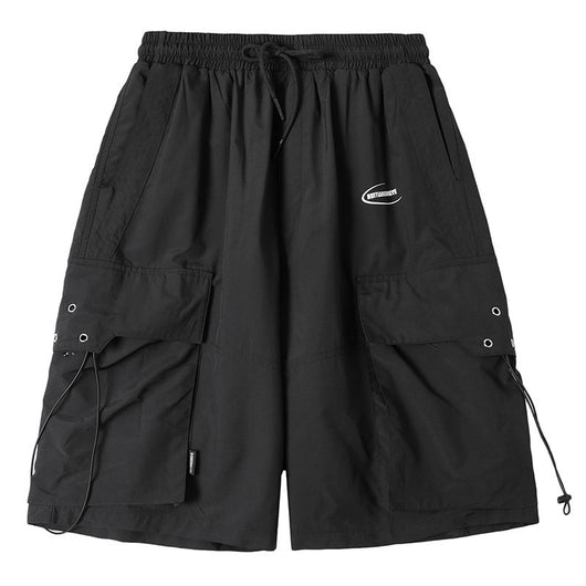 Pantalones Cortos Cargo Holgados de Cinco Bolsillos para Hombre - Image 14