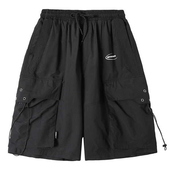 Pantalones Cortos Cargo Holgados de Cinco Bolsillos para Hombre - Image 4