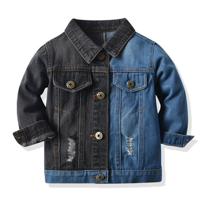 Chaqueta Denim Infantil con Cuello Solapa - Image 10