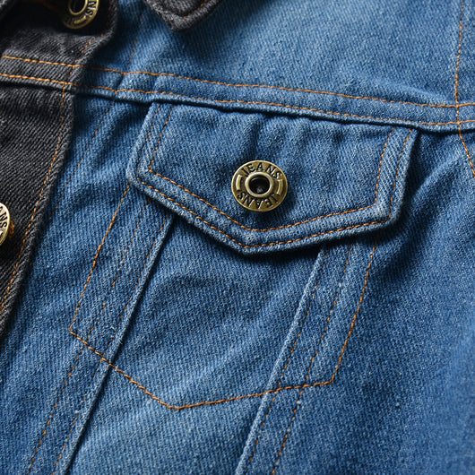 Chaqueta Denim Infantil con Cuello Solapa - Image 16