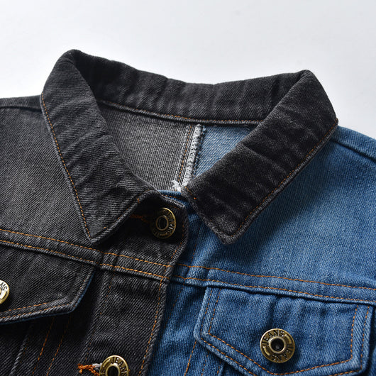 Chaqueta Denim Infantil con Cuello Solapa - Image 15