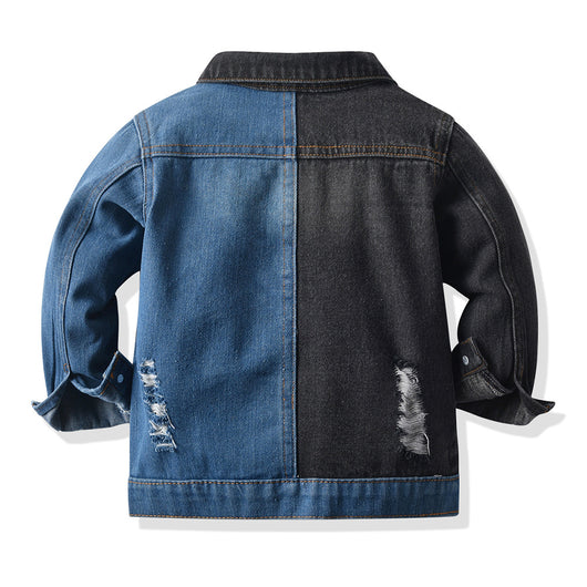 Chaqueta Denim Infantil con Cuello Solapa - Image 2