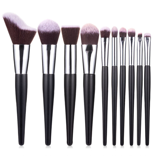 Set de 10 Brochas Onduladas para Maquillaje - Polvo, Rubor y Sombra - Image 6