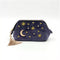 Bolsa de Cosméticos de Terciopelo con Bordado de Estrellas y Luna