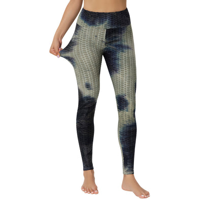Pantalones Yoga Bubble Tie-Dye con Textura Jacquard - Image 19