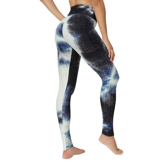 Pantalones Yoga Bubble Tie-Dye con Textura Jacquard - Image 21