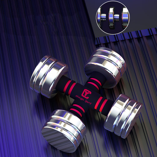 Mancuernas de Acero Inoxidable con Recubrimiento Extraíble para Fitness en Casa - Image 11
