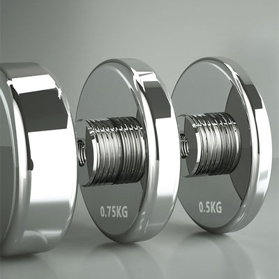 Mancuernas de Acero Inoxidable con Recubrimiento Extraíble para Fitness en Casa - Image 2
