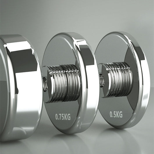Mancuernas de Acero Inoxidable con Recubrimiento Extraíble para Fitness en Casa - Image 2
