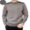 Suéter Hombre Cuadros Grueso Mercerizado Casual Oversize