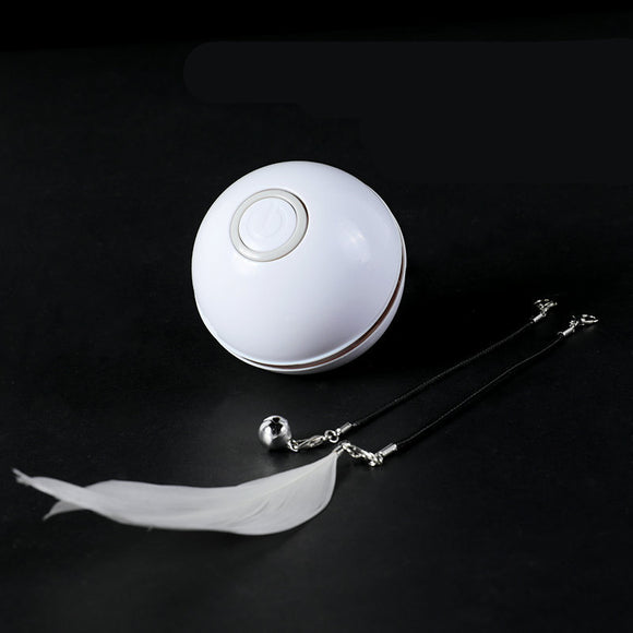 Juguete Interactivo para Gatos - Pelota Automática Recargable a Prueba de Plumas