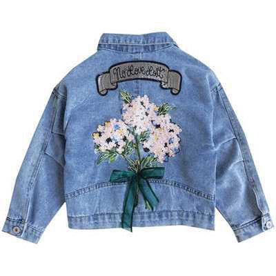 Chaqueta Denim Floral Estilo Coreano - Image 7