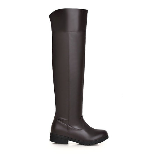 Botas Altas Elásticas Mujer con Tacón Grueso - Image 13