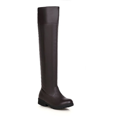 Botas Altas Elásticas Mujer con Tacón Grueso - Image 5