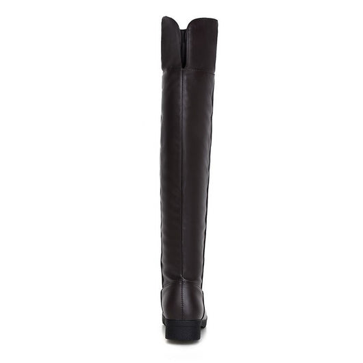Botas Altas Elásticas Mujer con Tacón Grueso - Image 7